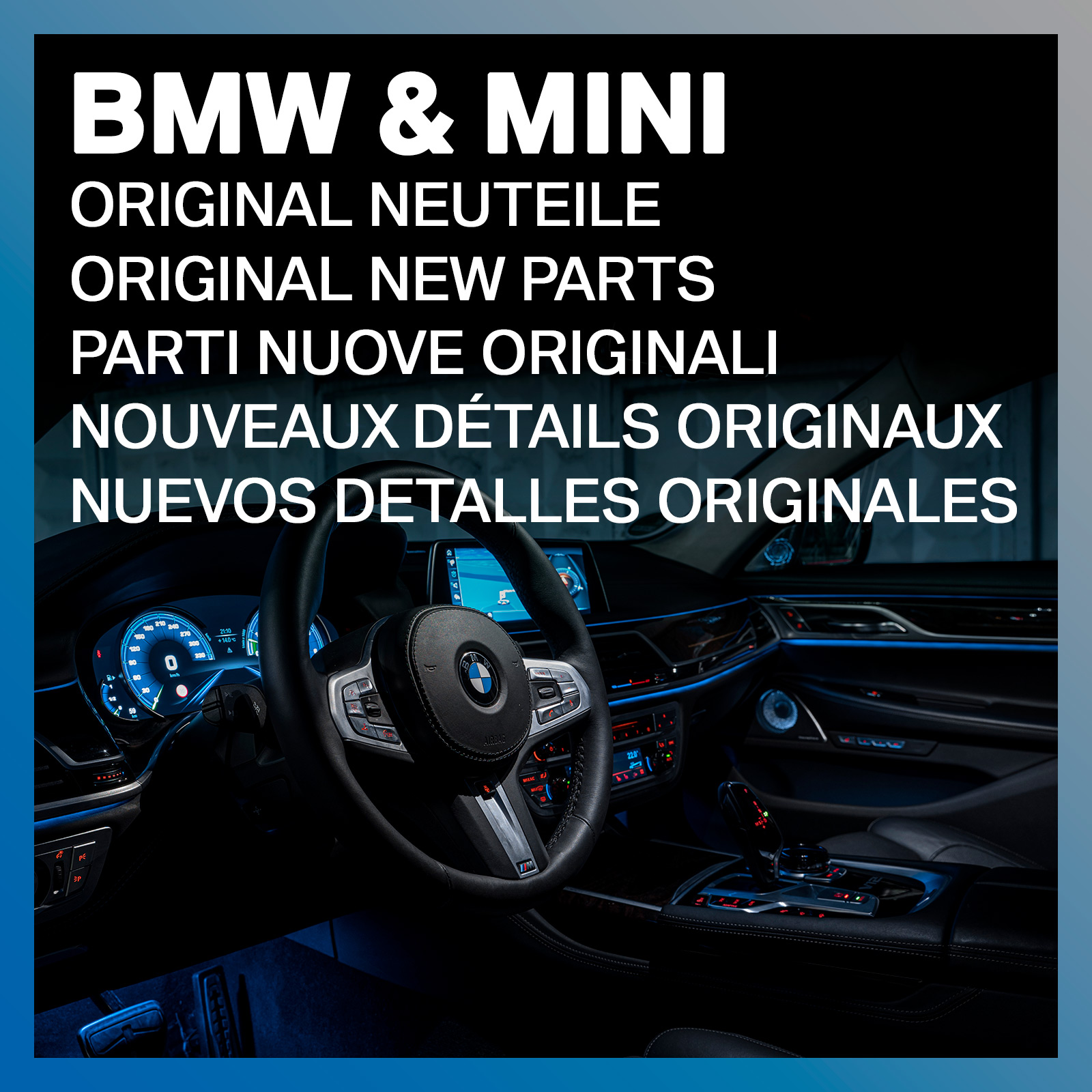 Neu Original BMW Dekorstreifen für das hintere Fenster sh